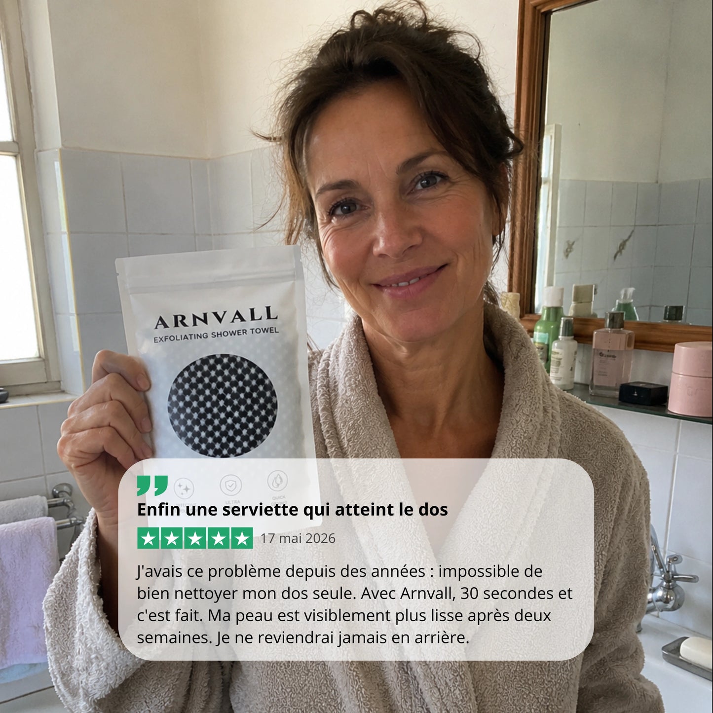 Serviette exfoliante Arnvall